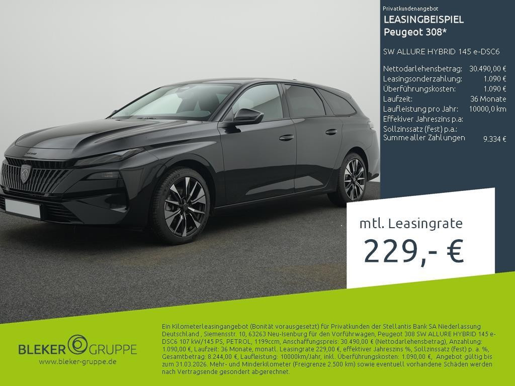 Peugeot 308 2026 Benzine