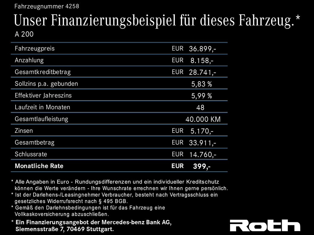 Mercedes-Benz A-Klasse