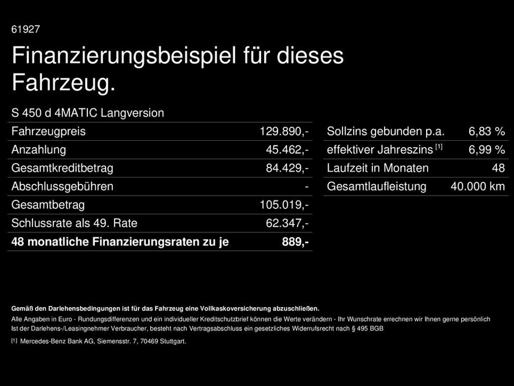 Mercedes-Benz S-Klasse