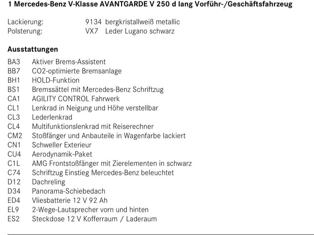 Mercedes-Benz V-Klasse