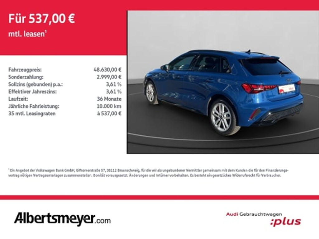 Audi A3 2025 Hybride Benzine