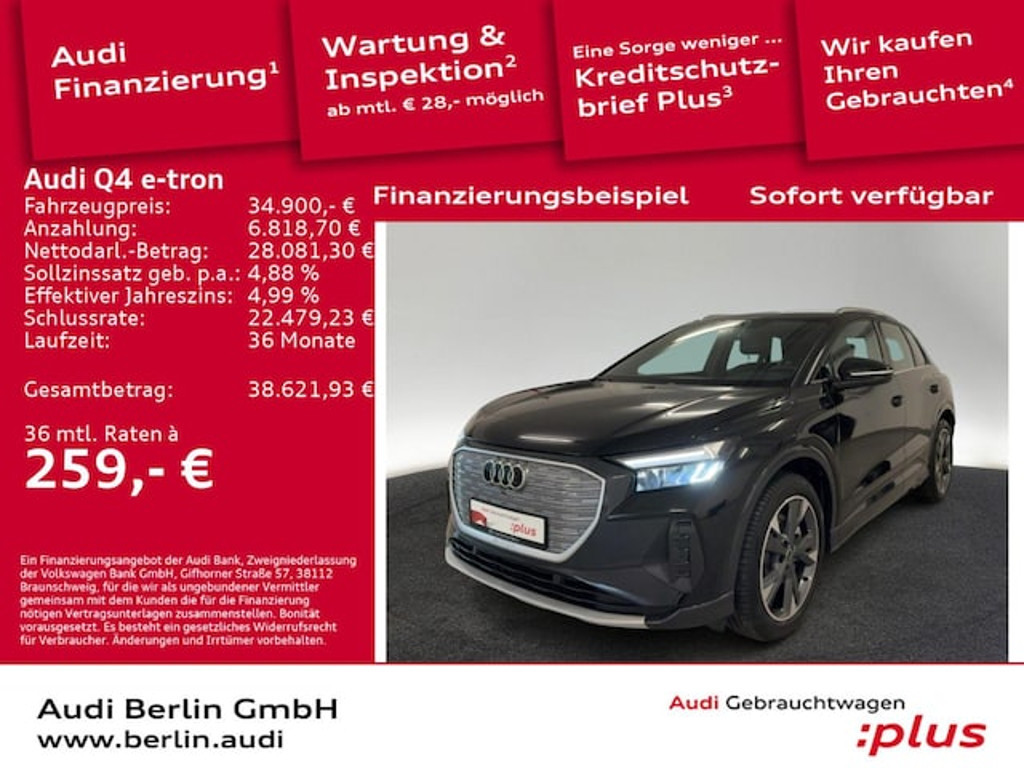 Audi Q4 e-tron 2023 Elektrisch