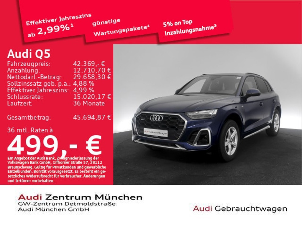 Audi Q5 2022 Hybride Benzine