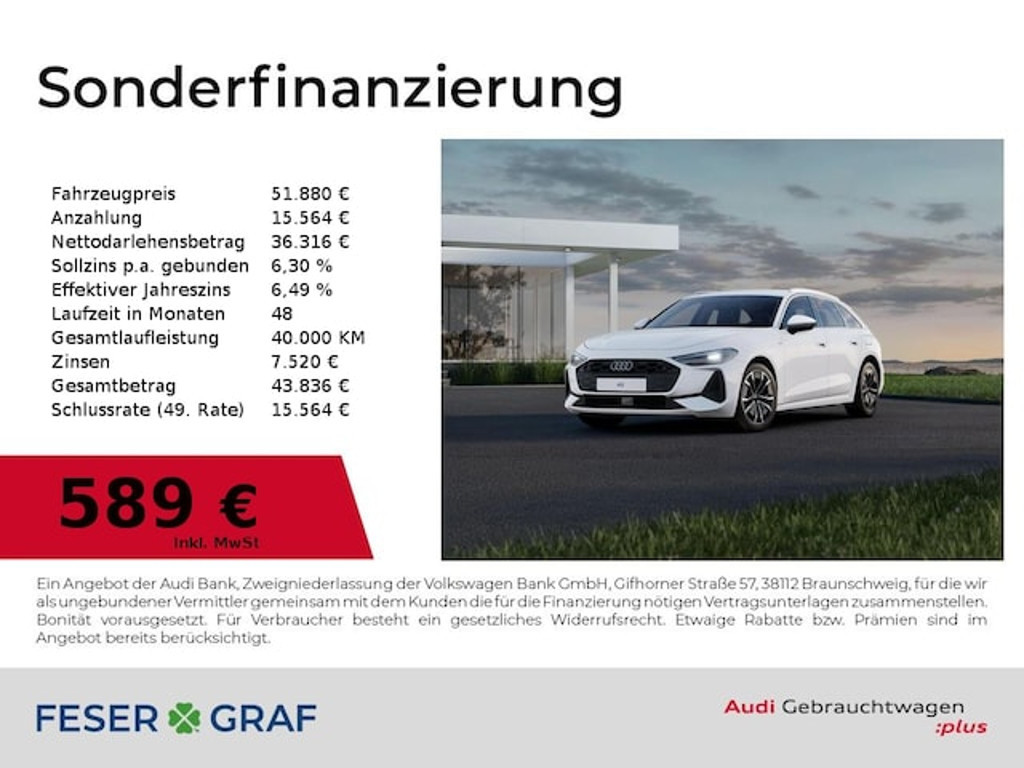 Audi A5 2025 Hybride Benzine