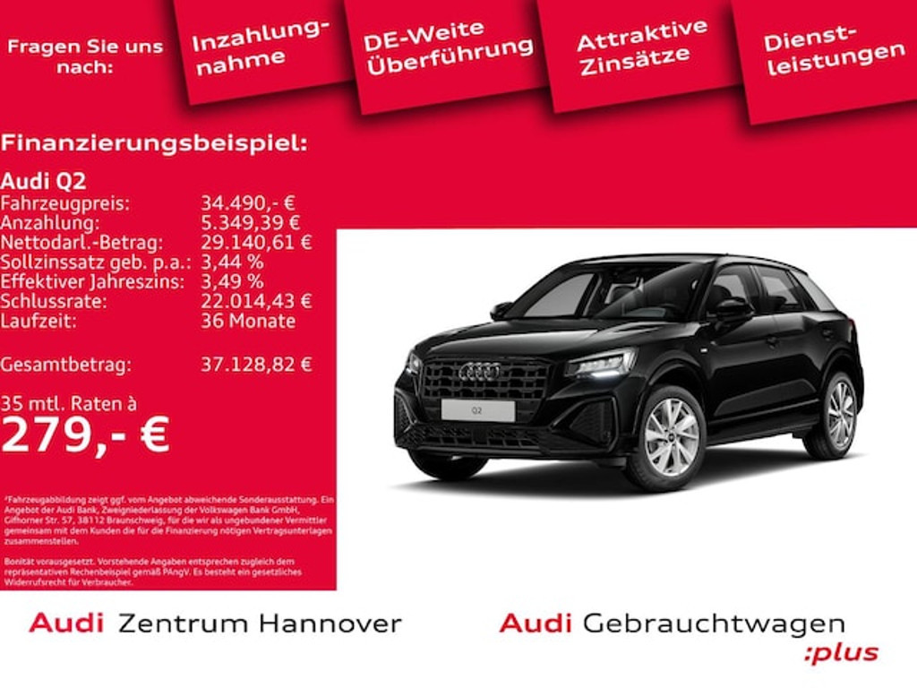 Audi Q2 2025 Benzine