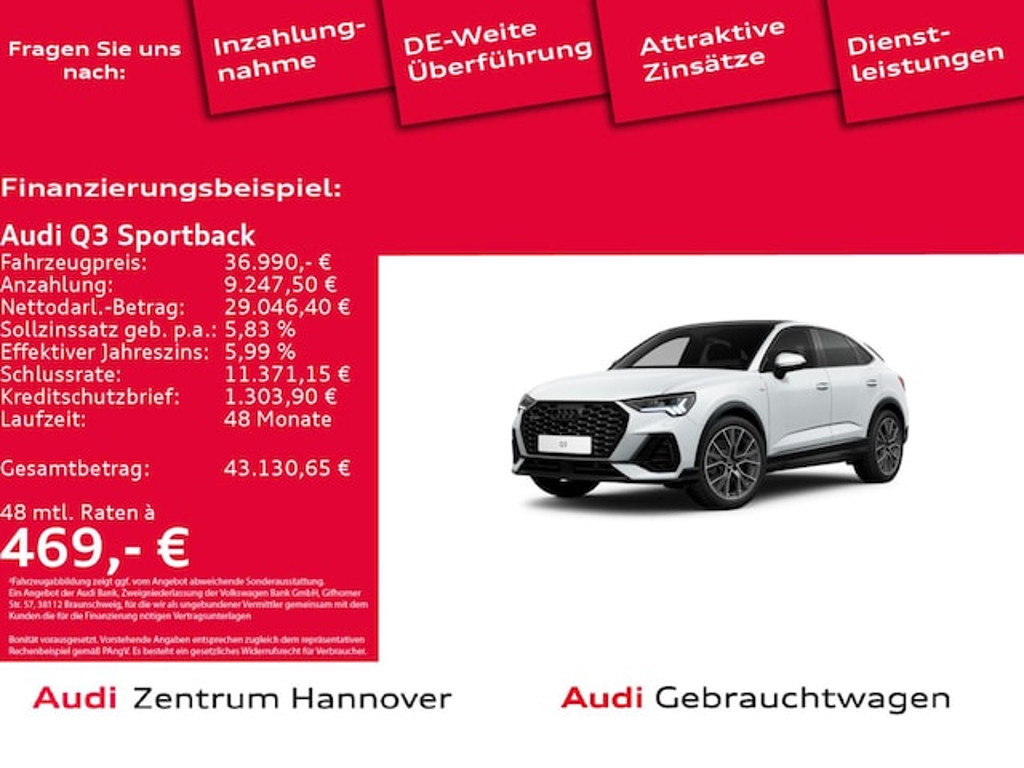Audi Q3 2024 Benzine