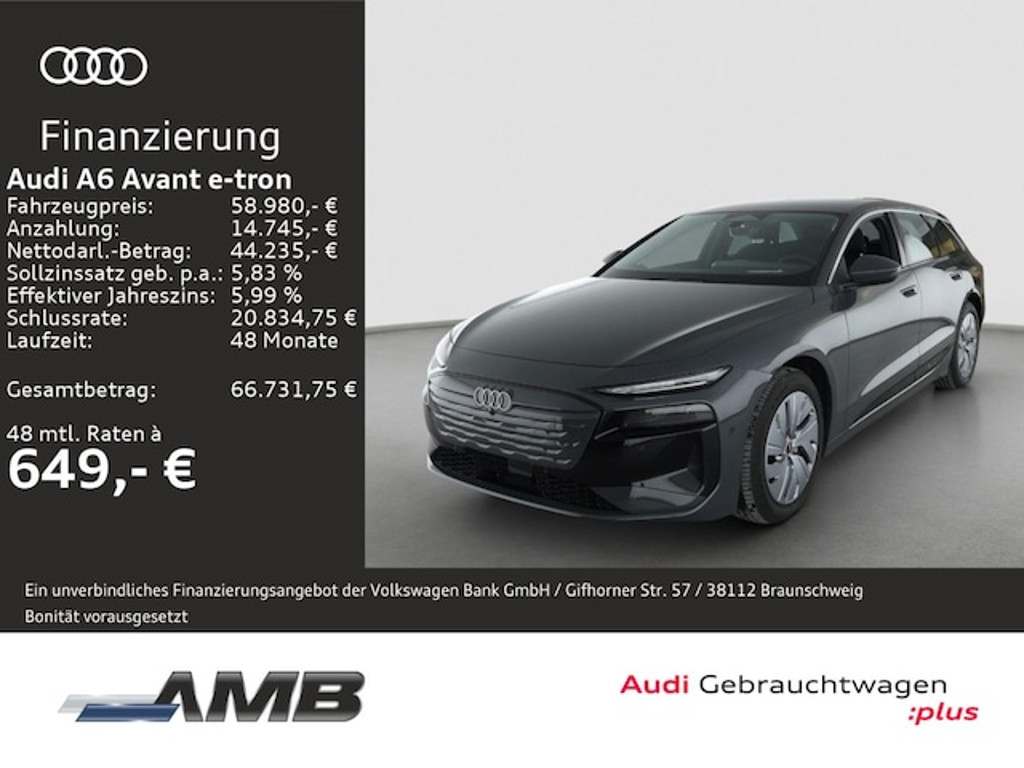 Audi A6 e-tron 2025 Elektrisch