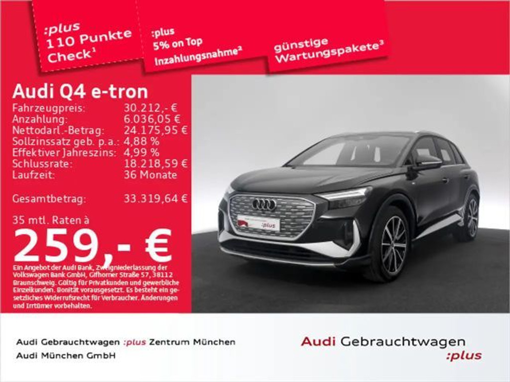 Audi Q4 e-tron 2022 Elektrisch
