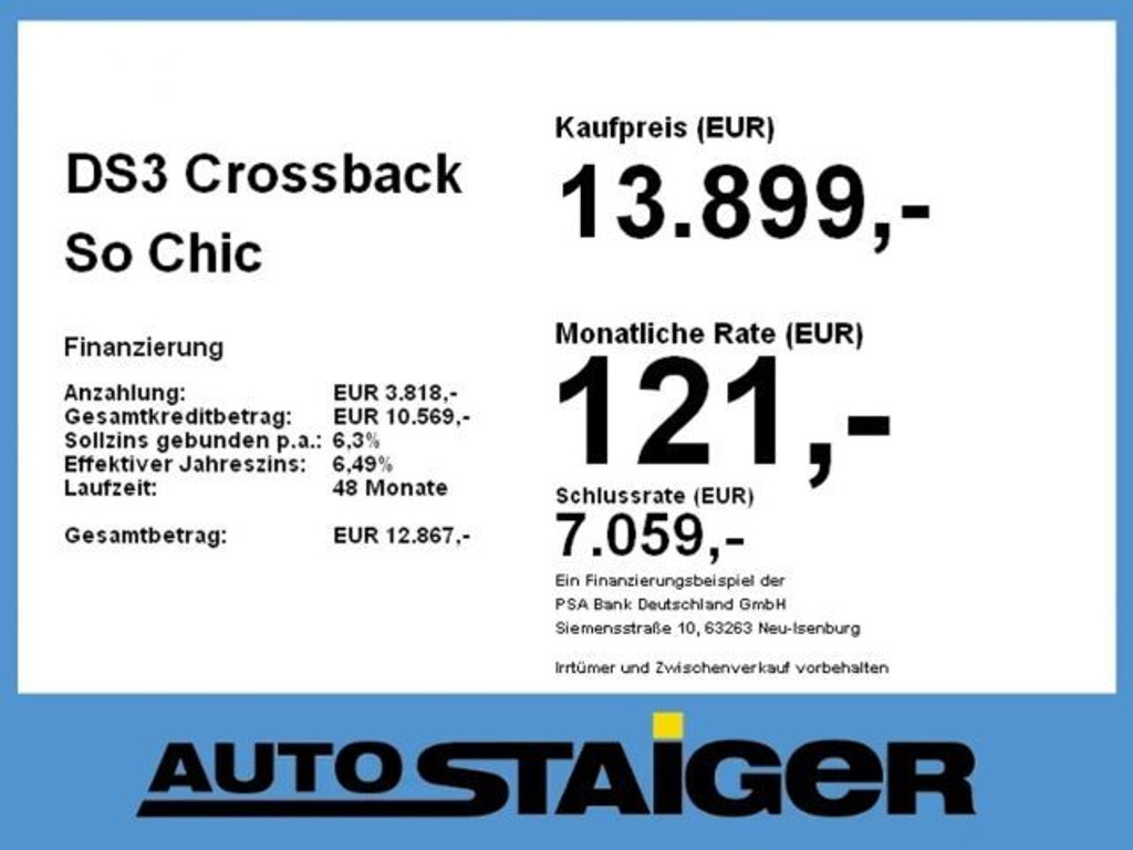 DS DS 3 Crossback
