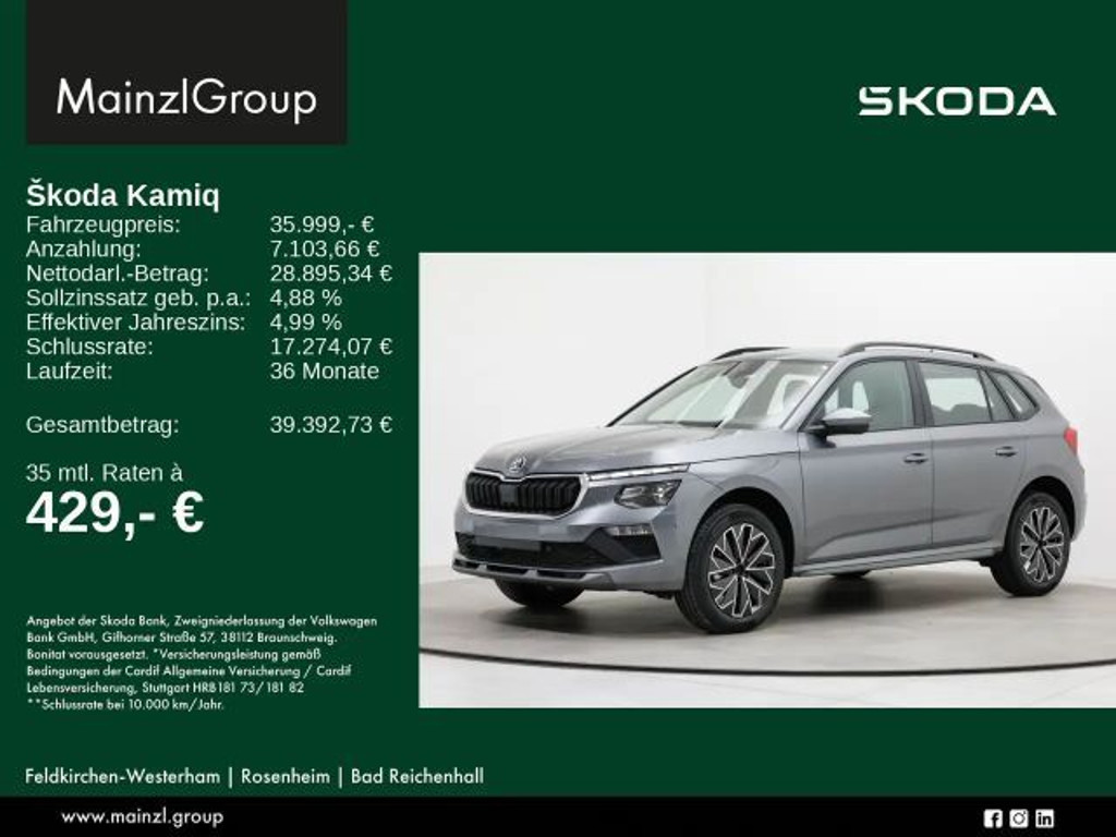 Skoda Kamiq 2026 Benzine