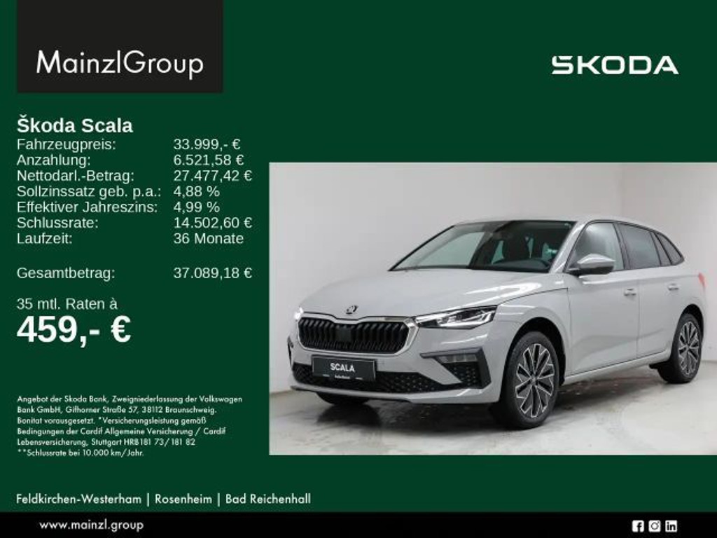 Skoda Scala 2026 Benzine