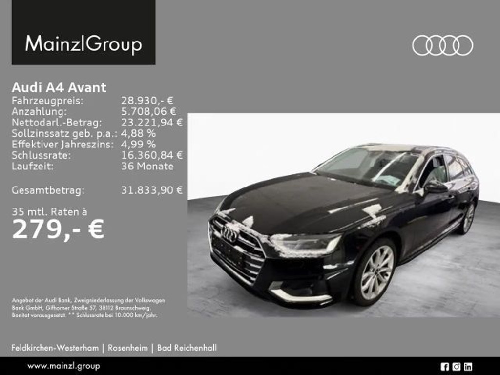 Audi A4 2023 Benzine