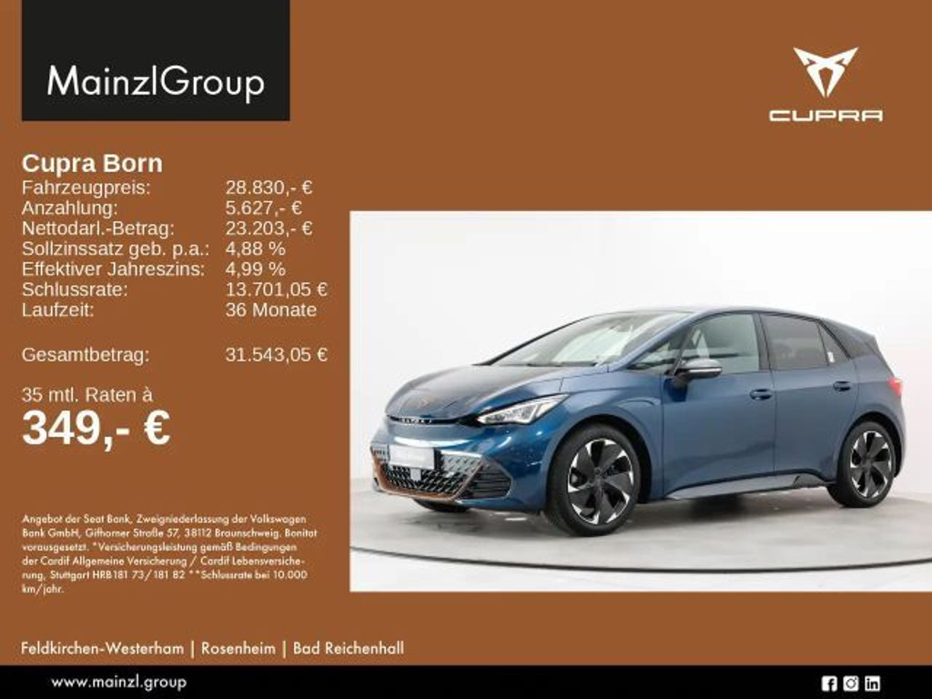 Cupra Born 2023 Elektrisch