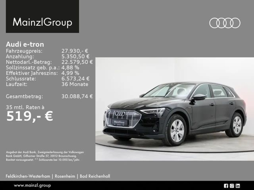 Audi e-tron 2022 Elektrisch