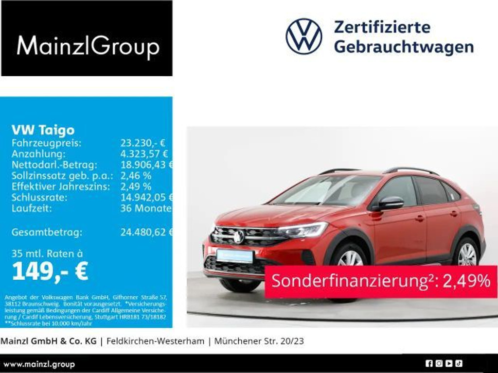 Volkswagen Taigo 2025 Benzine
