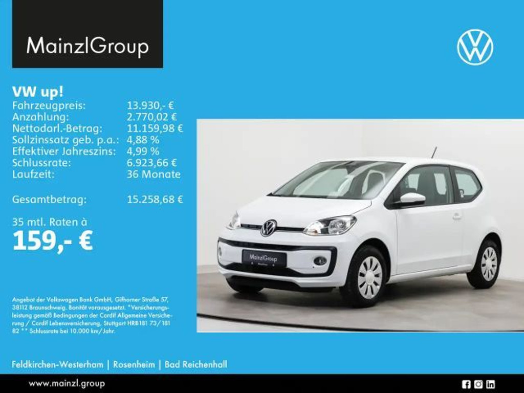Volkswagen up! 2023 Benzine