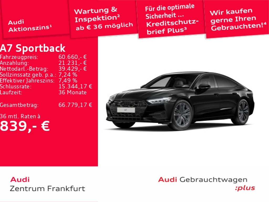 Audi A7 2025 Hybride Benzine
