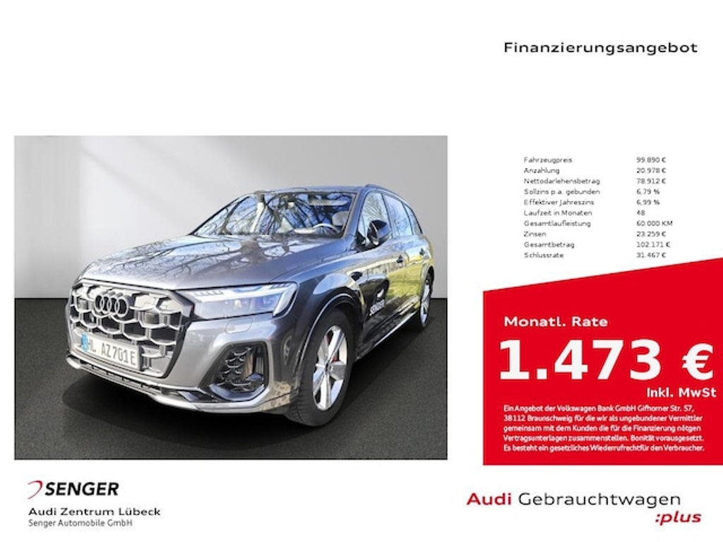 Audi Q7 2025 Hybride Benzine