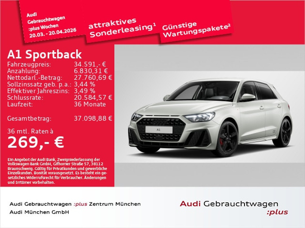 Audi A1 2025 Benzine