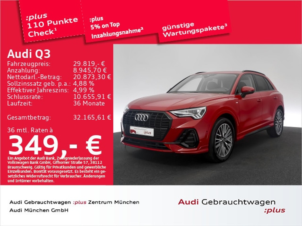 Audi Q3 2022 Benzine