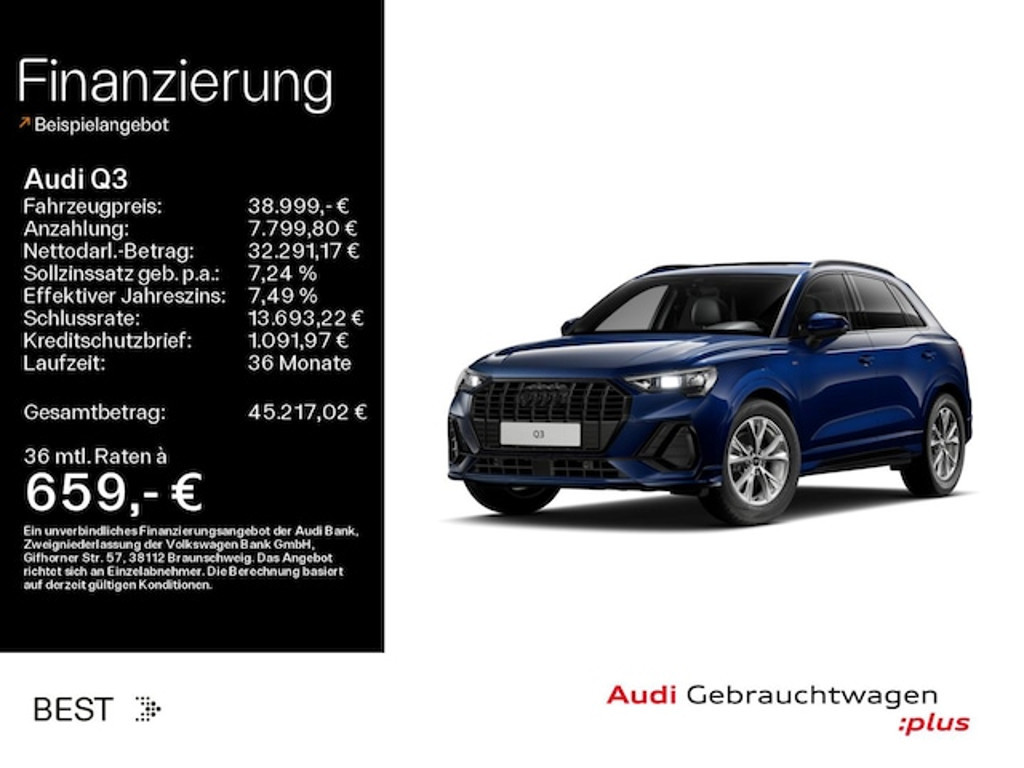 Audi Q3 2025 Benzine