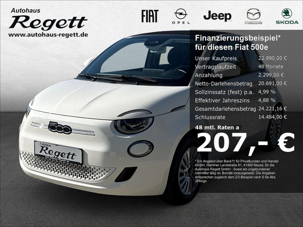 Fiat 500e 2023 Elektrisch