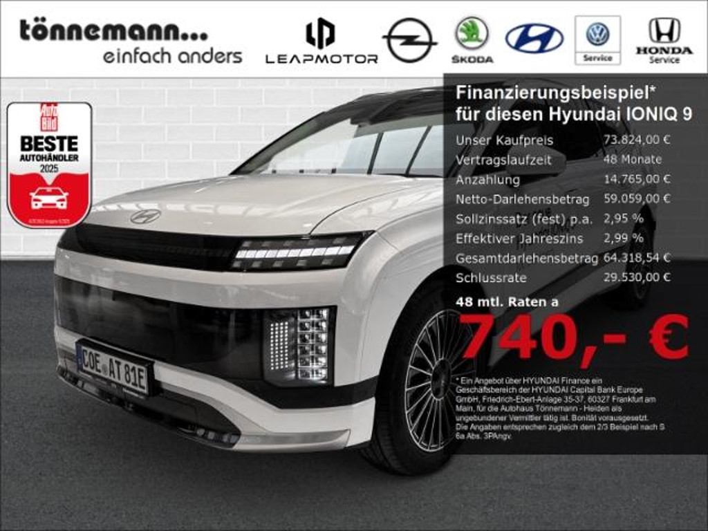 Hyundai IONIQ 9 2025 Elektrisch