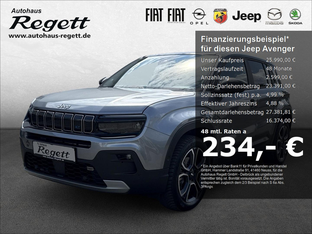 Jeep Avenger 2023 Elektrisch