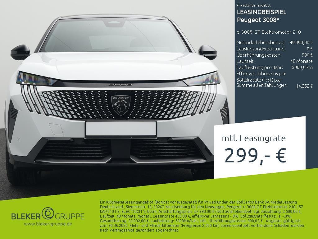 Peugeot E-3008 2025 Elektrisch