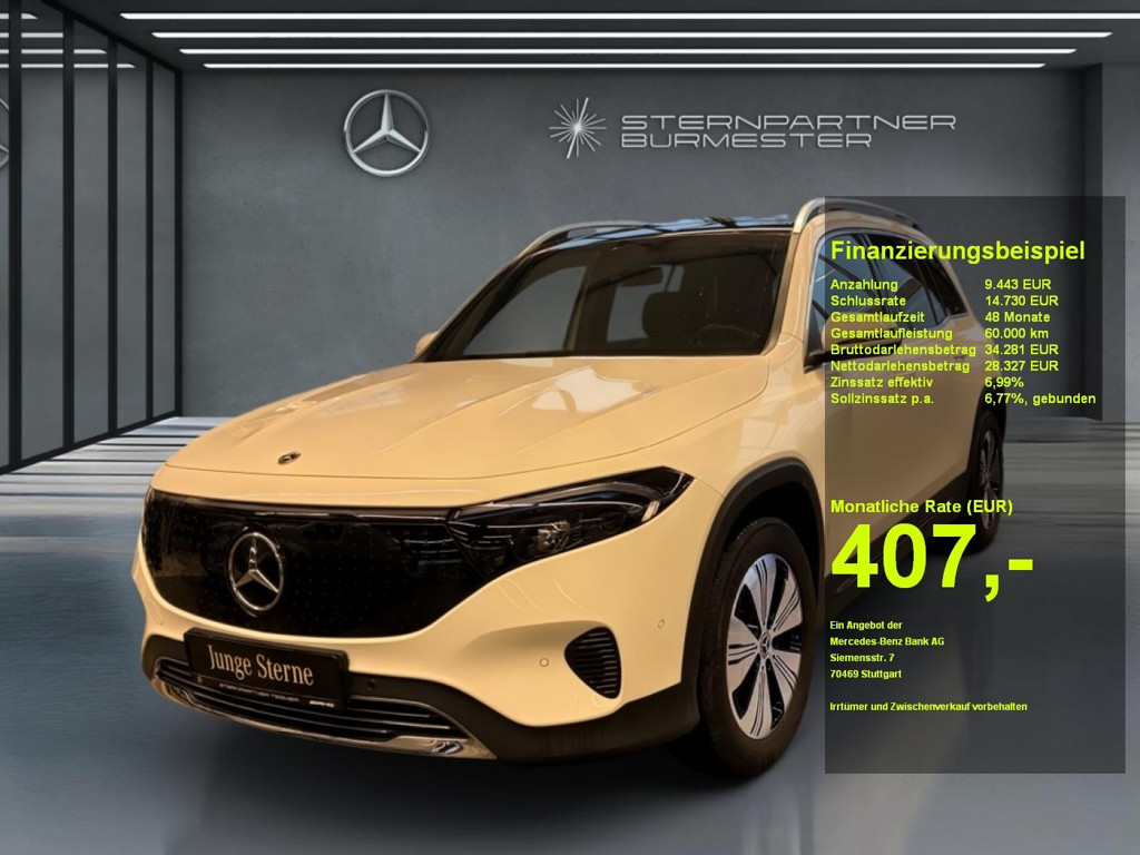 Mercedes-Benz EQB 2024 Elektrisch