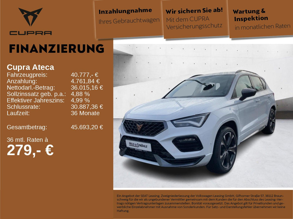 Cupra Ateca 2025 Benzine