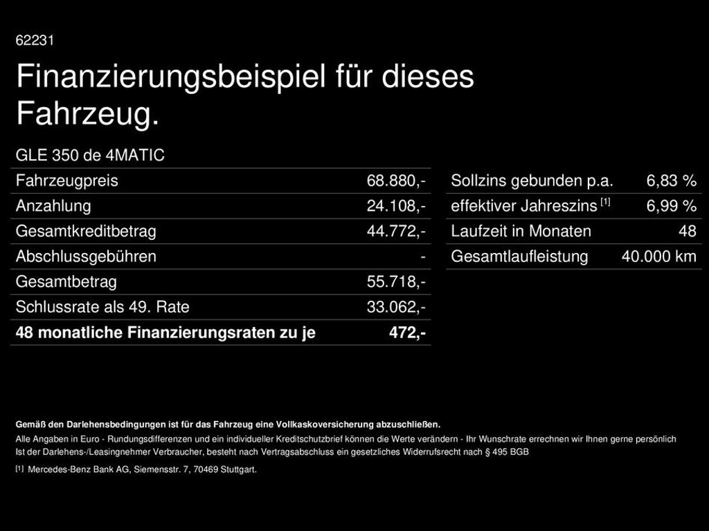 Mercedes-Benz GLE-Klasse 2021 Hybride Diesel