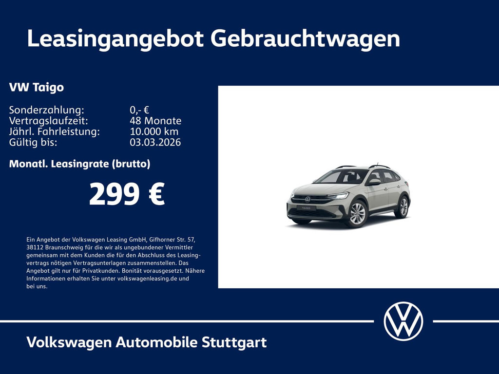 Volkswagen Taigo 2025 Benzine