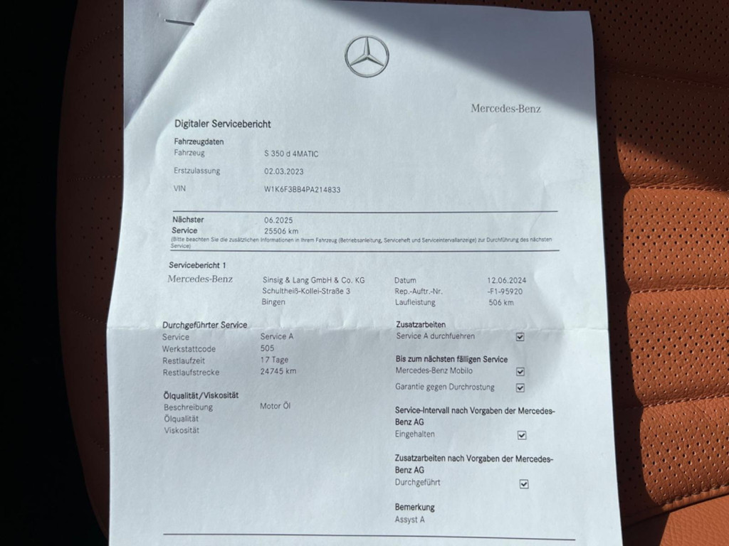 Mercedes-Benz S-Klasse