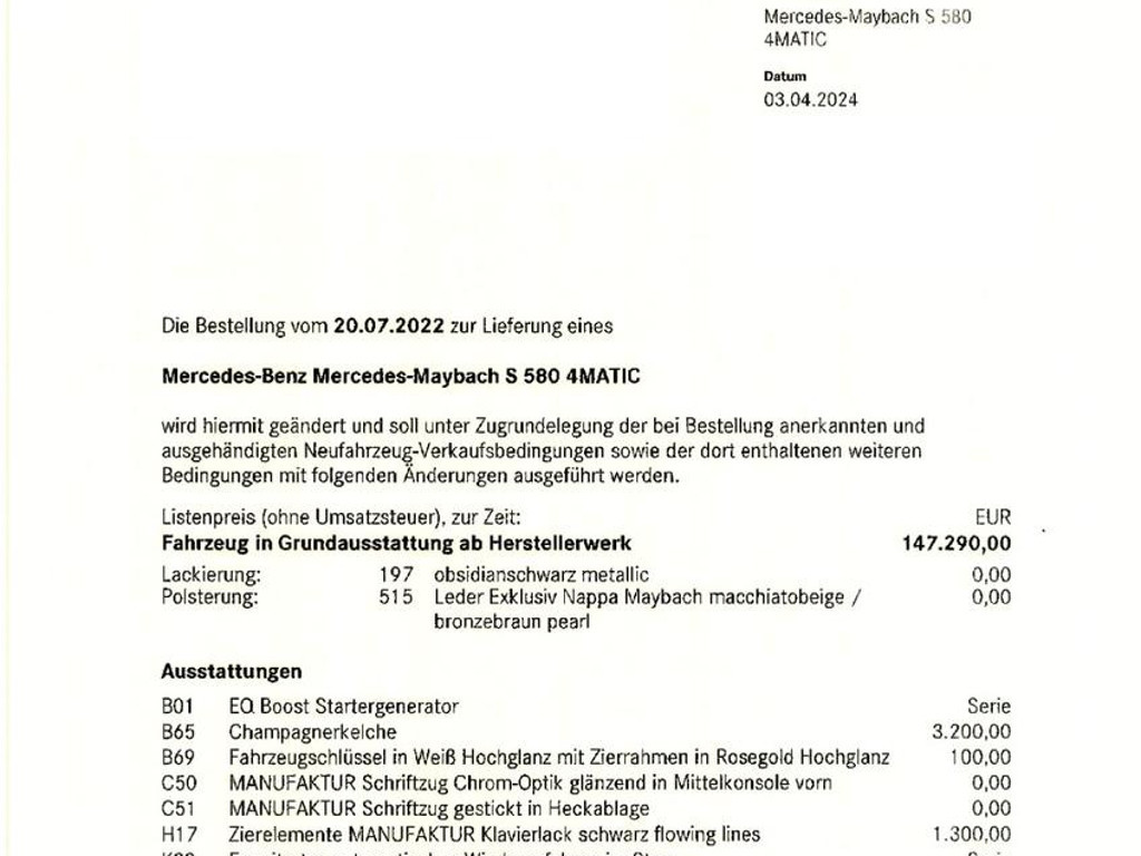 Mercedes-Benz S-Klasse