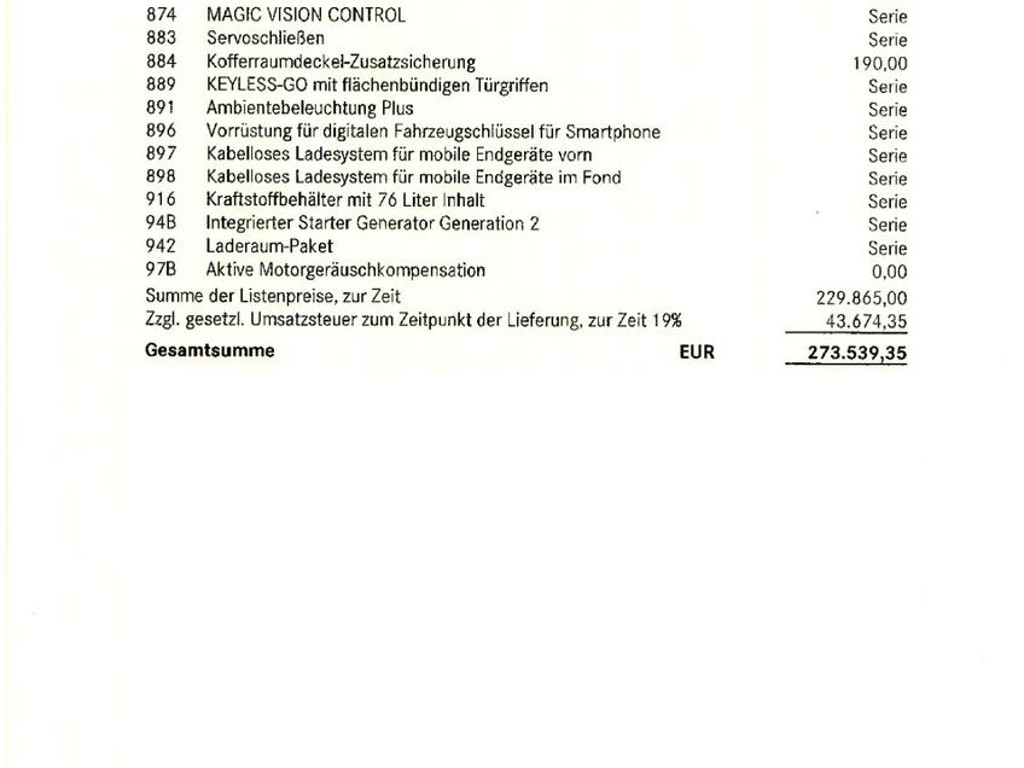 Mercedes-Benz S-Klasse