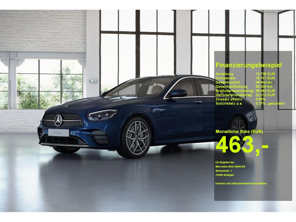 Mercedes-Benz E-Klasse 2022 Hybride Benzine