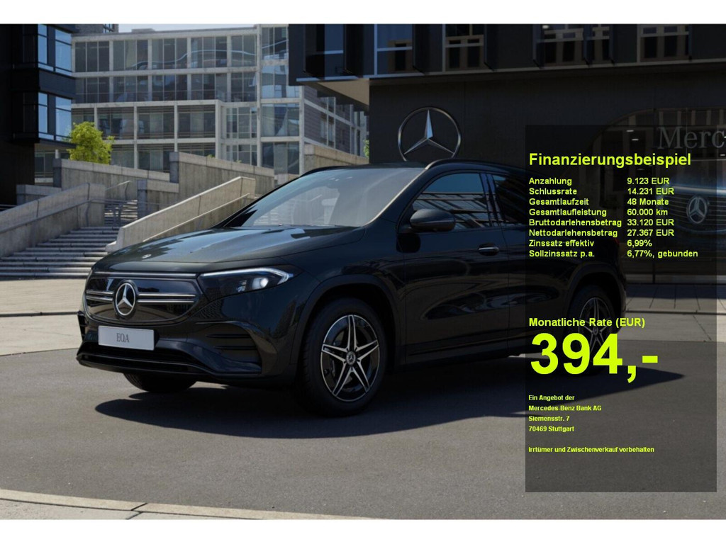 Mercedes-Benz EQA 2023 Elektrisch