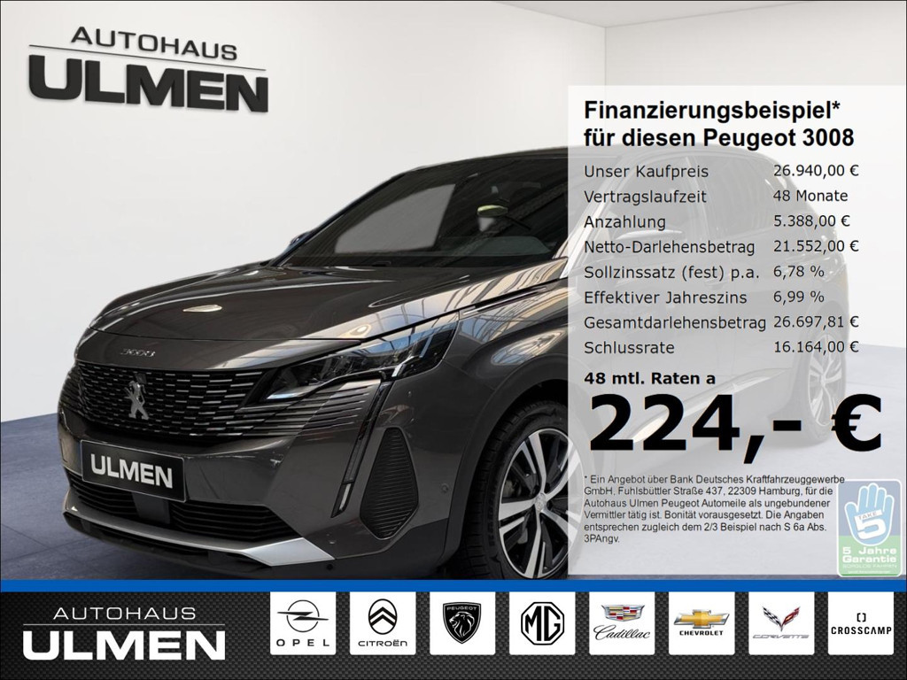 Peugeot 3008 2024 Benzine