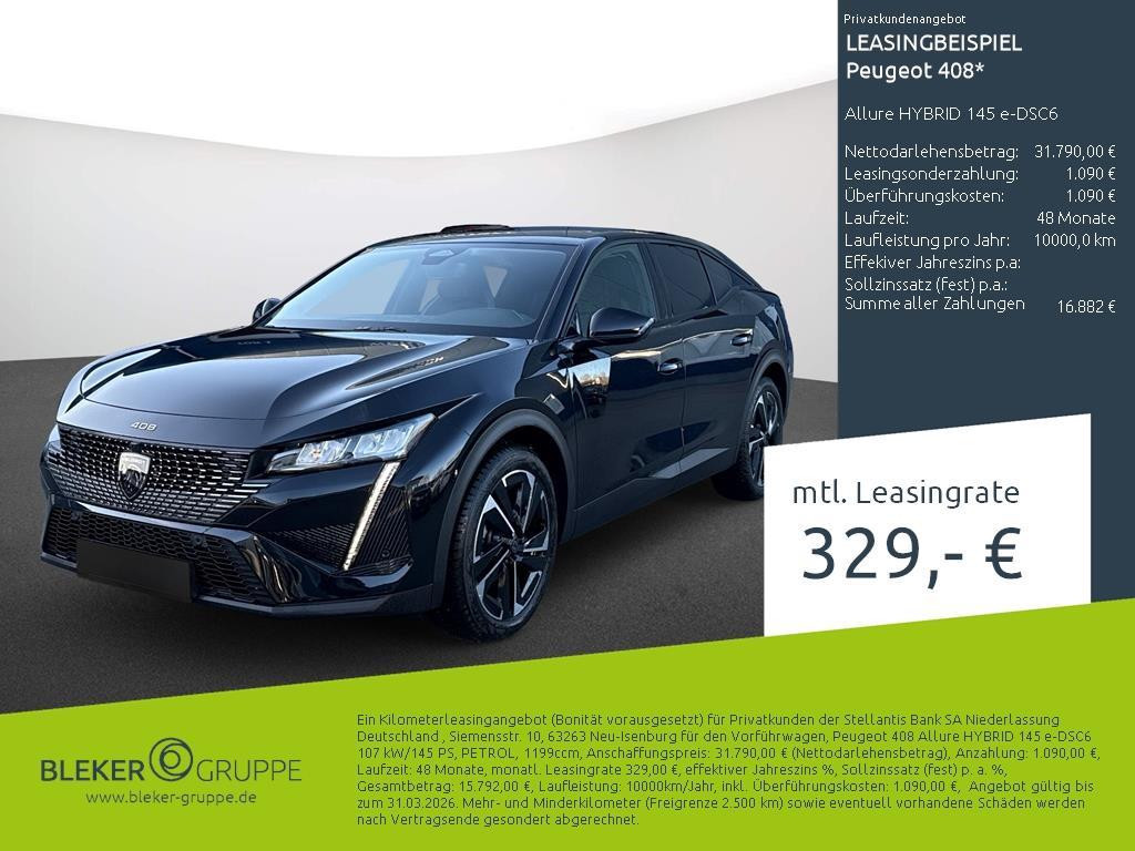 Peugeot 408 2026 Benzine