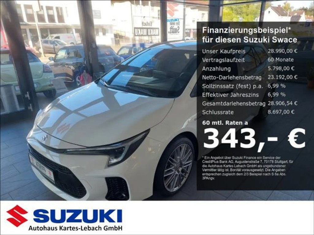 Suzuki Swace 2025 Hybride Benzine