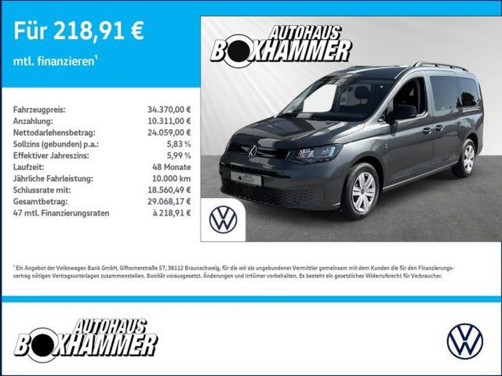 Volkswagen Caddy 2025 Benzine