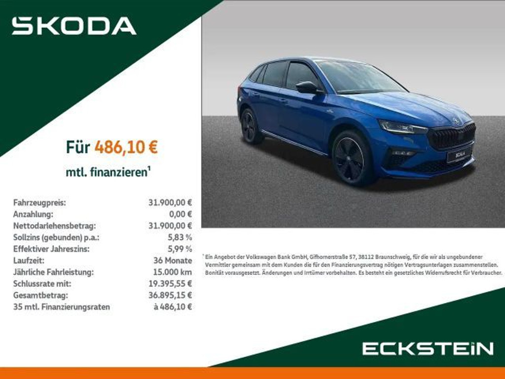 Skoda Scala 2025 Benzine