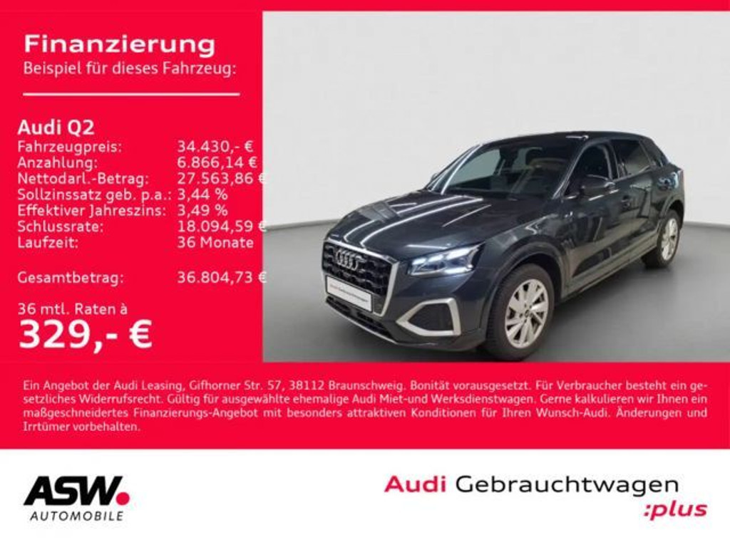 Audi Q2 2025 Benzine