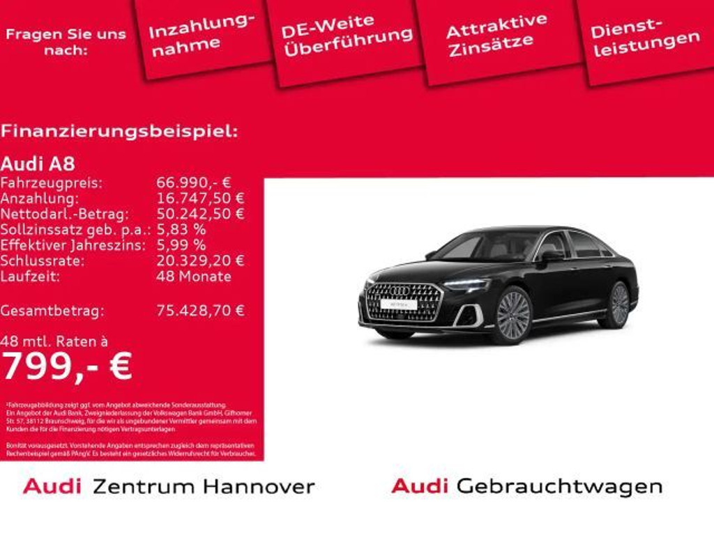 Audi A8 2023 Hybride Benzine