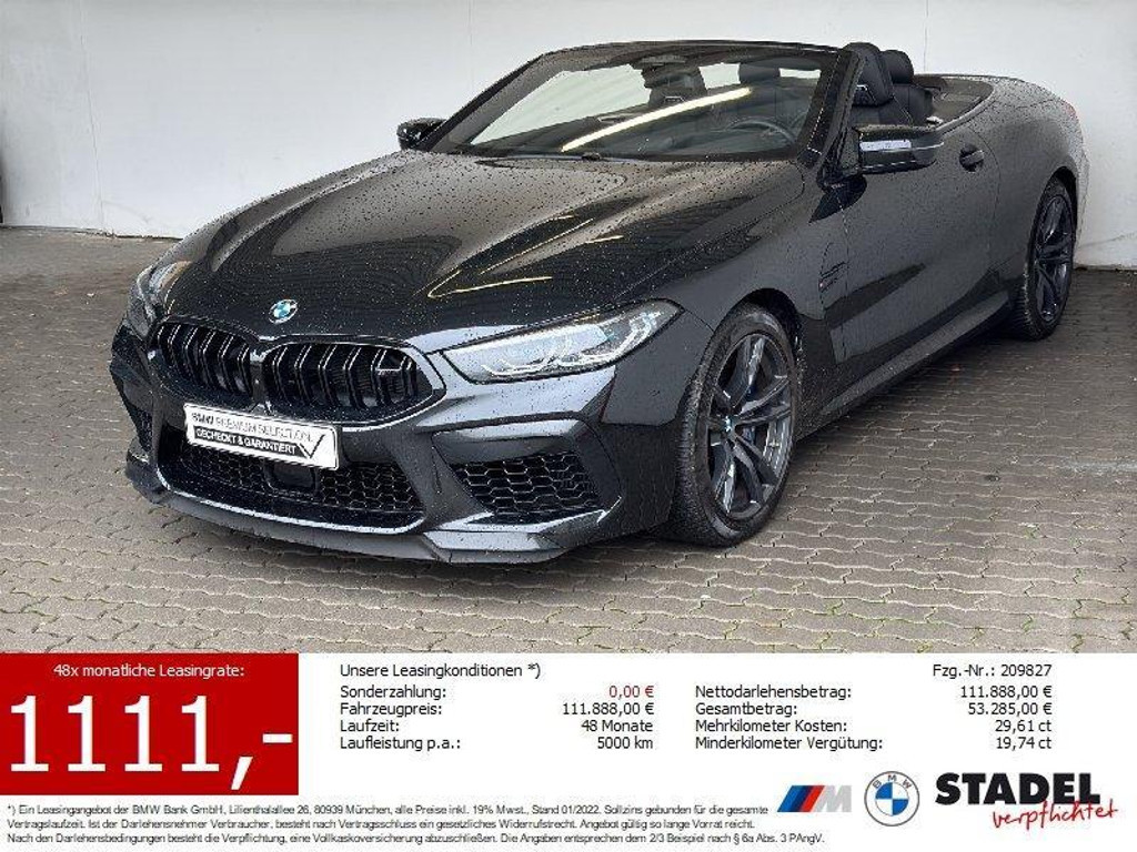 BMW M8 2025 Benzine