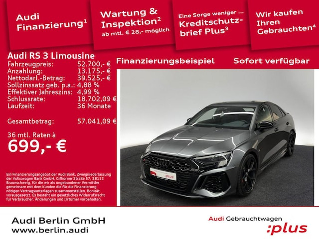 Audi RS3 2022 Benzine