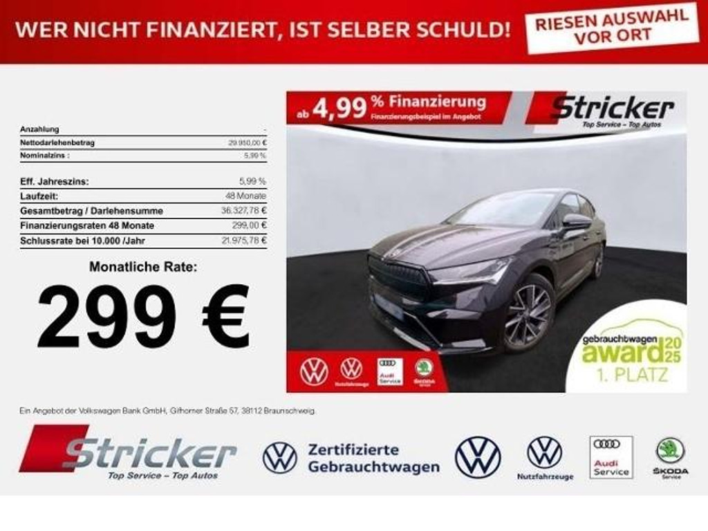 Skoda Enyaq 2023 Elektrisch