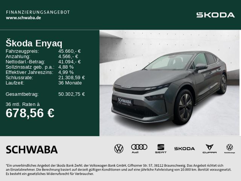 Skoda Enyaq 2026 Elektrisch