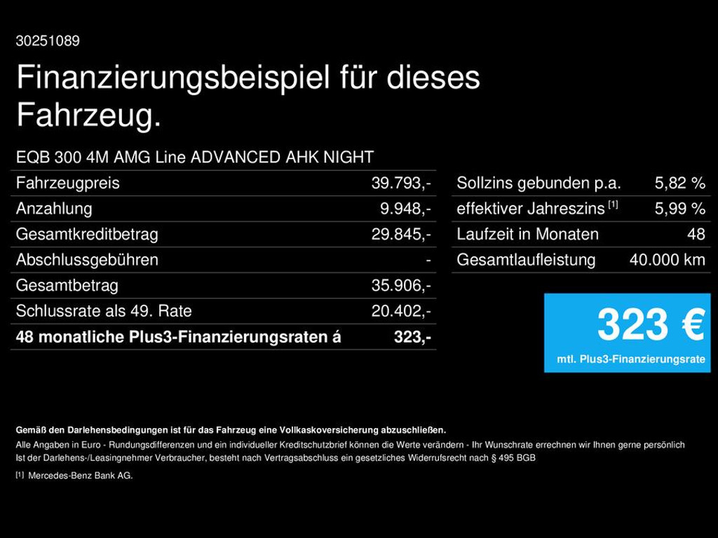 Mercedes-Benz EQB 2024 Elektrisch